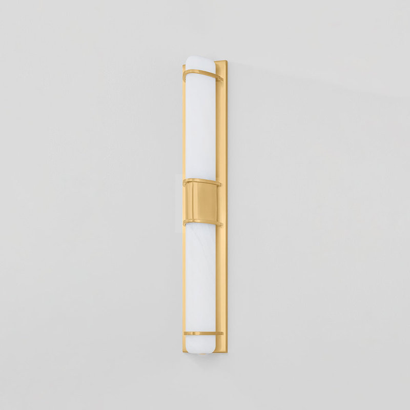 Tottenville 2 - Light Flush Mounted Sconce by Dabito, Aged Brass