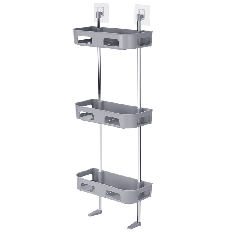 3 - Tier Bathroom Storage Shelf GRAY