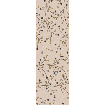 Elsberry Hand Tufted Wool Floral Indoor Rug