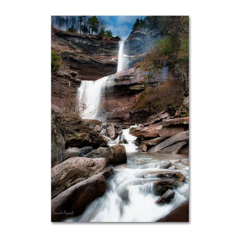 « katerskill automne », reproduction de photo sur toile tendue, H 32 po x l 22 po x P 2 po