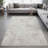 Luxurious Cotton Carpet (3.3 x 6.6 ft), Cream Color | 100% Cotton, 1200 g/m², 0.4 in Pile Height, Non-Slip PVC Underside, Antibacterial | Machine Washable, Perfect for Living Room & Bedroom Decor-112936789