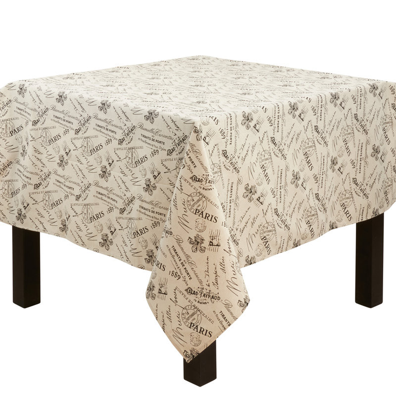 La Ville Lumière Square Tablecloth