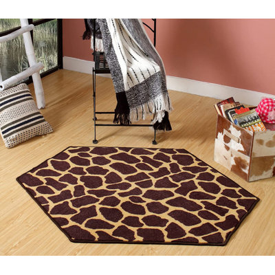 Tapis imprimé animal - Girafe