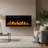 Symple Stuff Electric Fireplace - 50 Inch Recessed Fireplace with Front Vent and Remote Controlled LED Flames, Brightness, and Media Options-1367050031