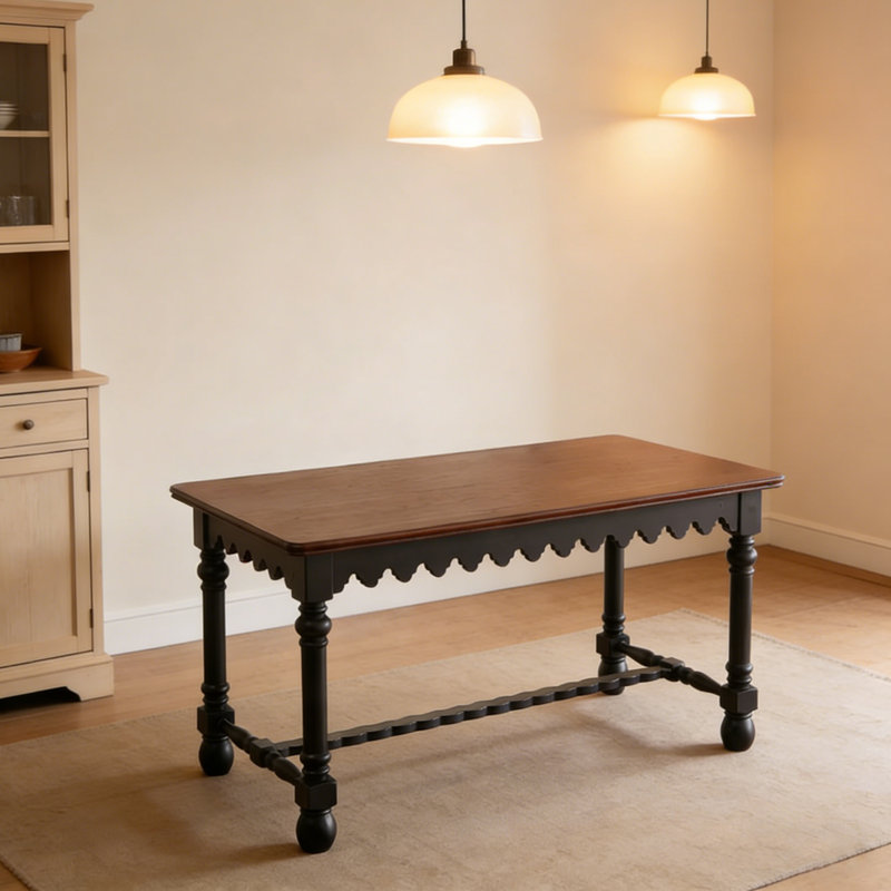 Table de salle à manger Exquise Retro, H 30,31 po x L 55,11 po x l 31,49 po