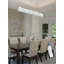 Lustre moderne en cristal Lustre rectangulaire en cristal Lustre suspendu contemporain en cristal pour salle à manger Îlot de cuisine (l 40 po)-1713332165-1729809577