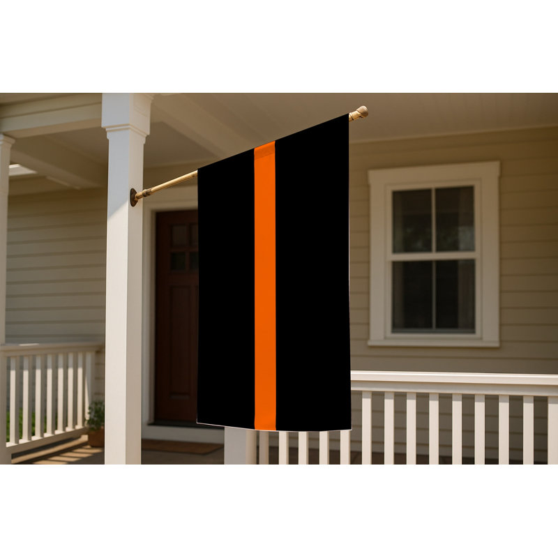 Drapeau de ligne mince orange, 24" H x 36" W
