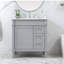 Ensemble de meuble-lavabo simple 32 po Readington-725109086