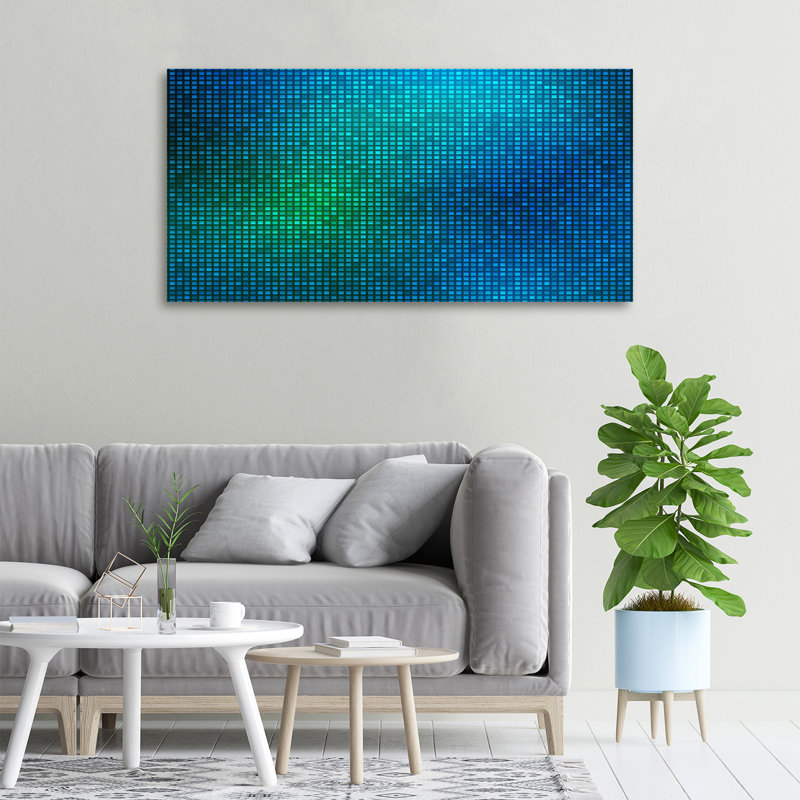 Abstract Background - Print, 70cm H x 100cm W x 4cm D, Glass