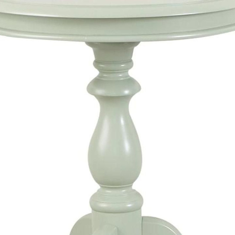 Table de bout à piédestal Hollain, Ivoire