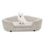 Canapé pour chien surdimensionné ovale semi-fermé surdimensionné-110496764