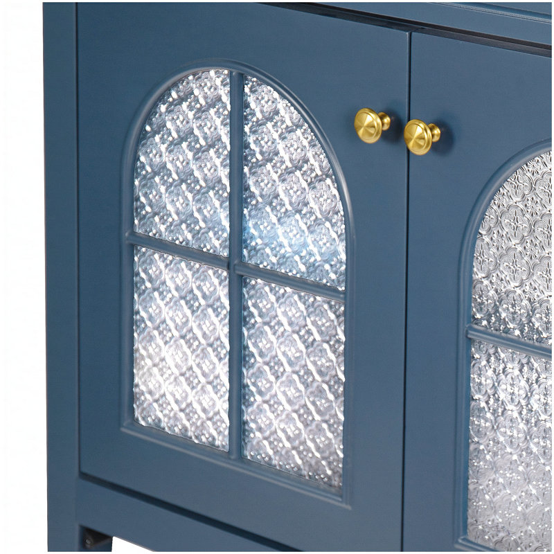 Armoire de salle de bain 35,6 pouces avec éclairage activé par le mouvement et beaucoup de rangement, conception de style antique pour les salles de bain modernes