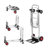 Aluminum Folding Hand Truck, 2 in 1 Design 400 lbs Capacity, Dolly Cart with Rubber Wheels for Transport and Moving in Warehouse, Heavy-Duty Industrial Collapsible cart, Supermarket, Garden