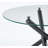 Round Dining Table with metal leg and tempered glass,Modern Space Saving Kitchen Table for Living Room-1345523671-1348651729