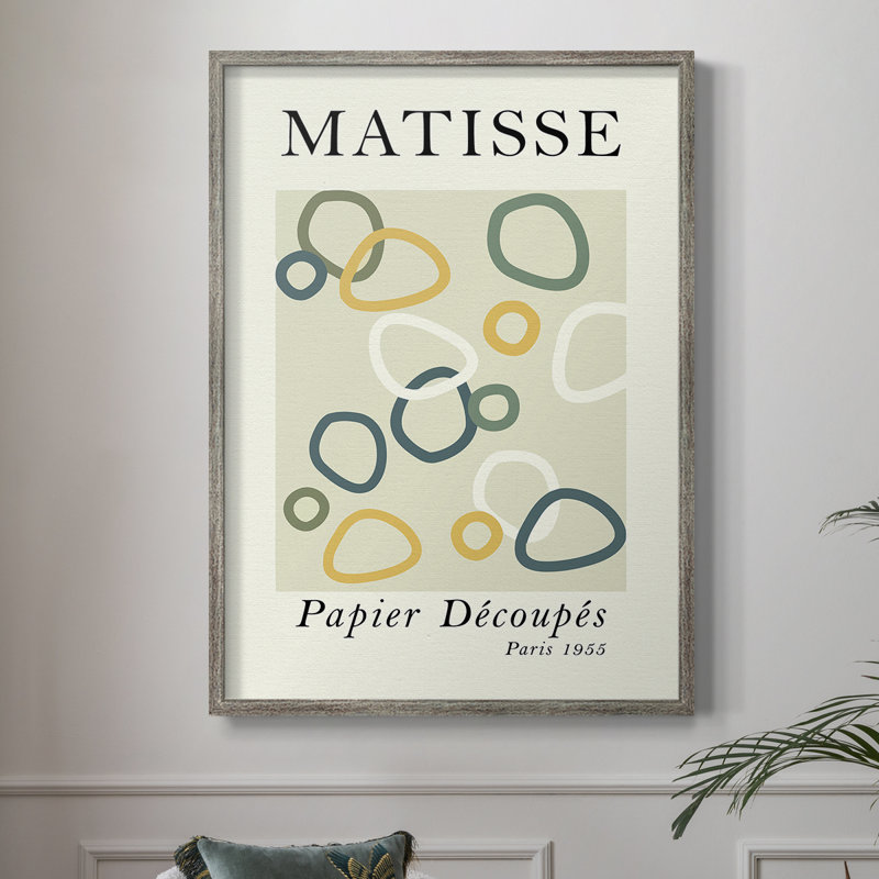 Matisse CCL XXXI, reproduction d'art encadrée - bois massif, H 21 po x l 17 po