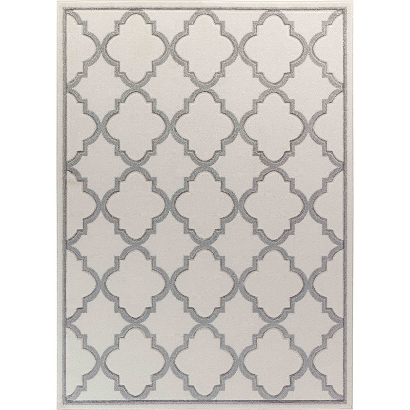 Tarver Geometric Area Rug, Rectangle 160 x 213cm