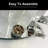 31.5'' H Glass Tabletop Candelabra
