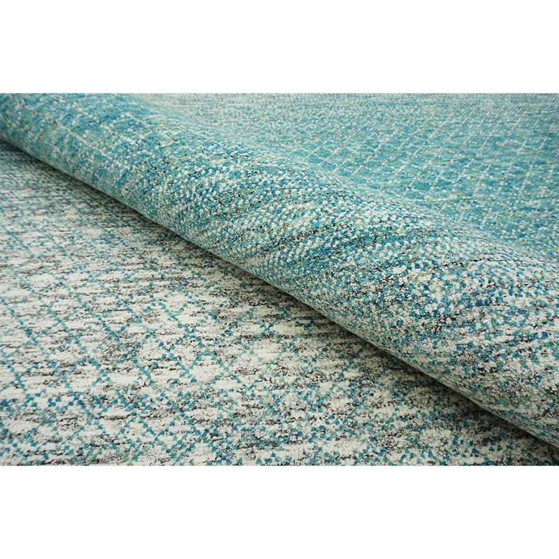 Wool Geometric Area Rug, Rectangle 8' x 10'
