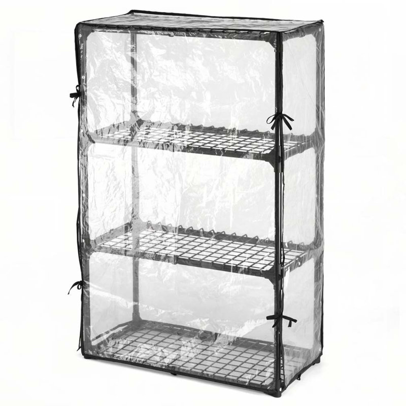 WIRE RACK(1PACK) WITH COVER, 45" H x 29" W x 14" D