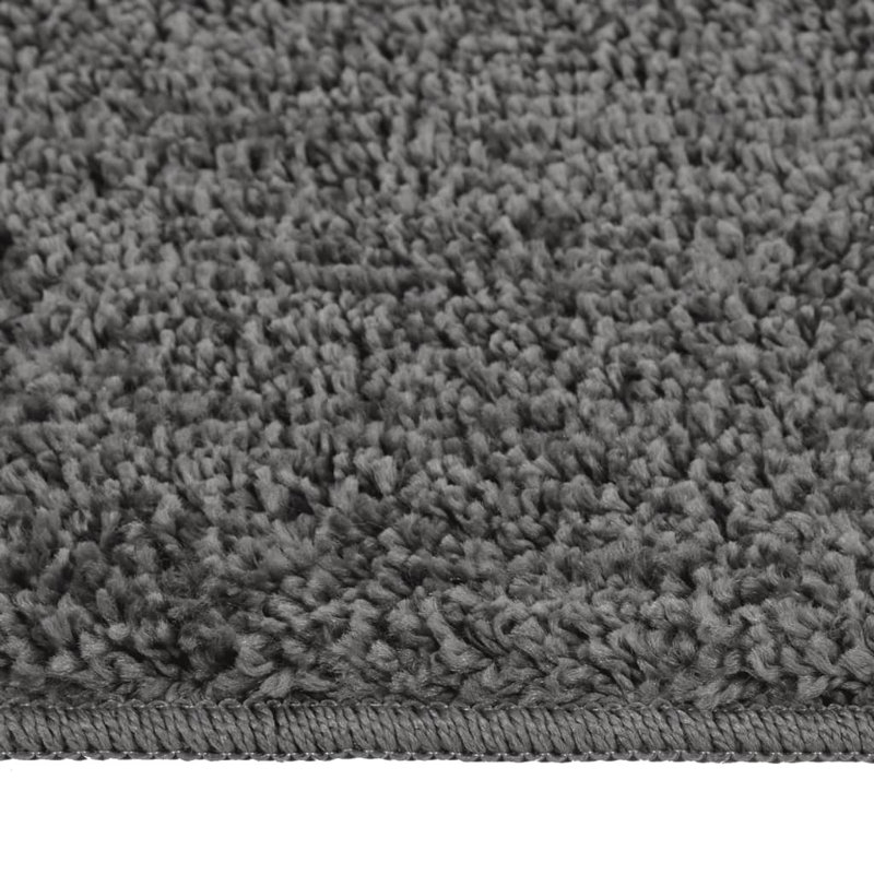 Adelay Solid Colour Shag Area Rug, Rectangle 80 x 150cm
