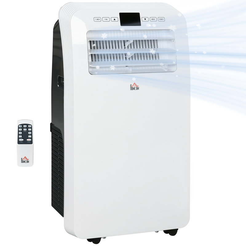 HomCom 12000 BTU Portable Air Conditioner for 550 Square Feet with Remote Included