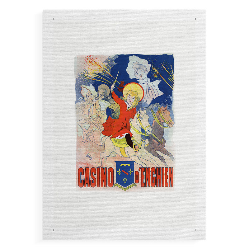 Casino D'Enghien - Impression sur toile seulement - NON CADRE