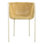 Kamille Rattan and Metal Outdoor Dining Chair