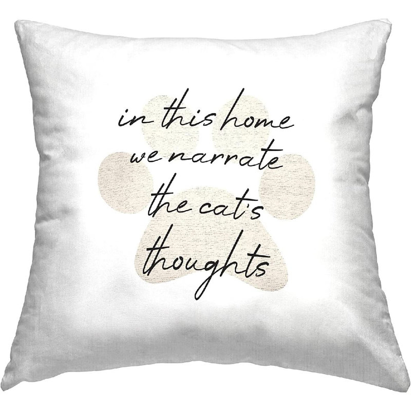 Polyester Throw Square Pillow Cover & Insert