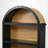 Freestanding 5 Tier Bookcase Set Of 2, Open Storage Display, Arched Top Design, Modern Farmhouse, Living Room-123501155