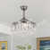 42" Ceiling Fan With Crystal Accents & Remote Control