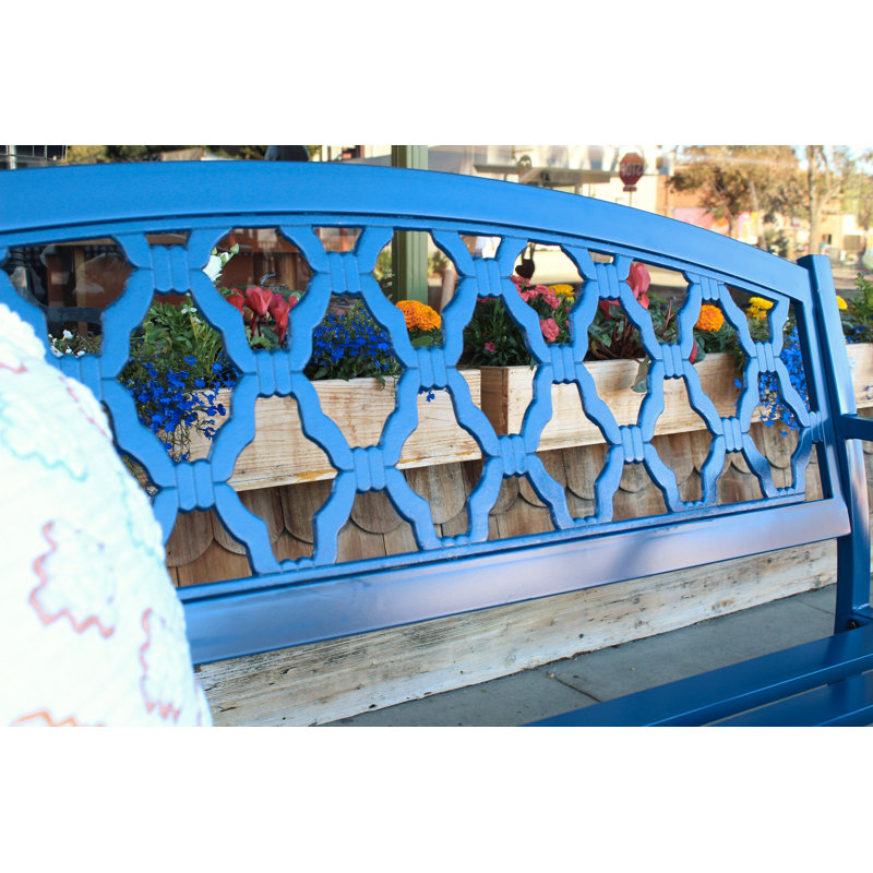 Banc de jardin en acier inoxydable Dezaraye
