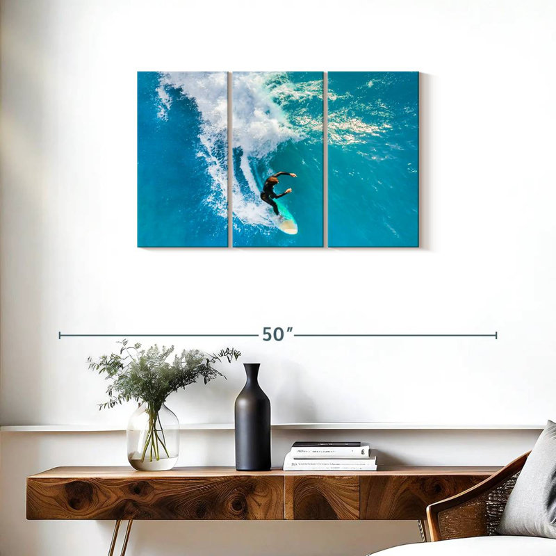 Surfeur intrépide, H 20 po x l 33 po