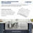 27" L x 19" W Undermount Ceramic Kitchen Sink White Ceramic Kitchen Sink with Grid and Strainer