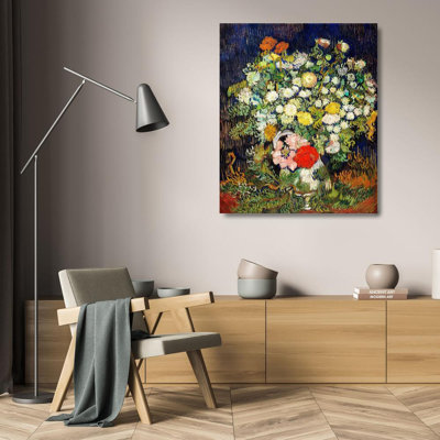 «Lark Manor ™ Van Gogh, Vincent, art sur toile tendue: Bouquet de fleurs dans un vase (1890)