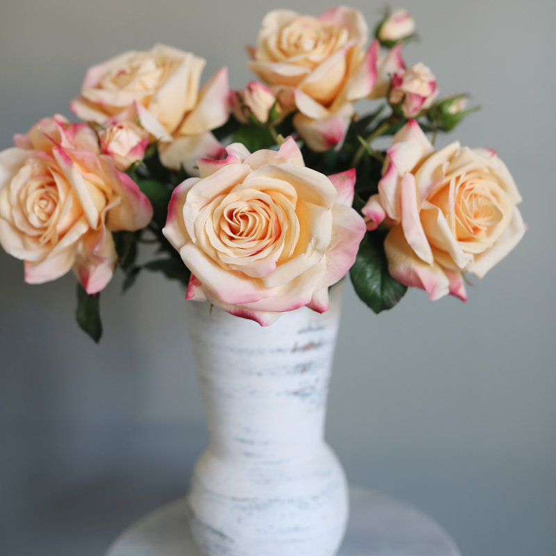 Rose Faux Floral, Peach