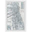 Carte de Chicago - impression encadrée sur papier-1374213988