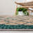 Natural Fiber Hand Loomed Jute/Cotton Geometric Rug in Tan-606502243