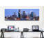 « immeubles allumés au crépuscule denver, colorado », reproduction de photo sur toile-19993552-72006443