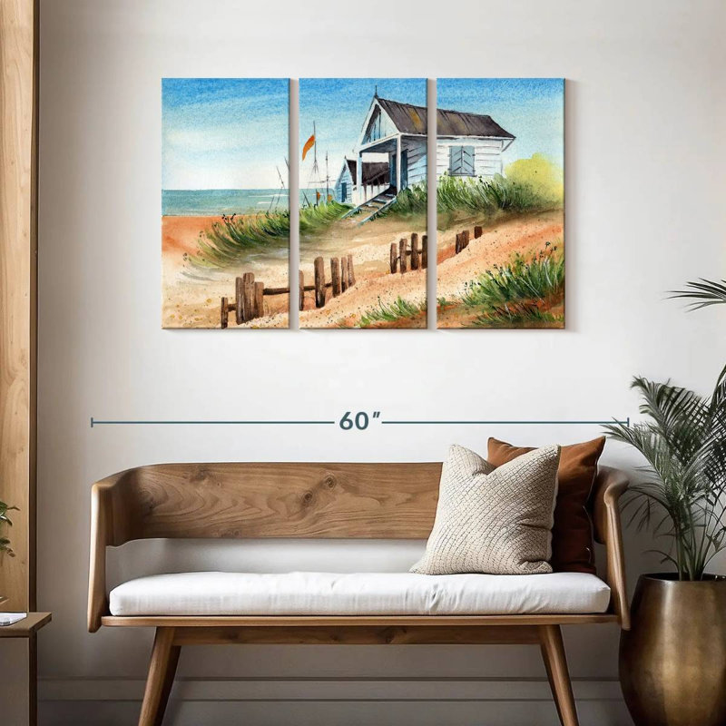 Lilie Beach House, 28" H x 45" W
