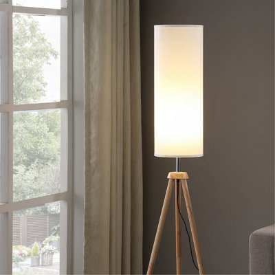 Lampe trépied naturelle moderne 58,5 po In Lauren