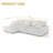 3 - Piece Upholstered Corduroy Modular Sectional Sofa-L-1492924869-1492924891