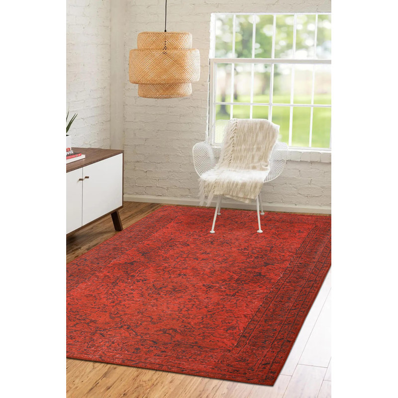 Luxurious Red Carpet Area Rug, 2.5 x 5.0 Feet | 100% Polyester, 1850 g/m² | Pile Height: 0.16 Inches | Recycled Poly Cotton Underside, Machine Carpet | Perfect for Home Décor, Living Room, or Bedroom