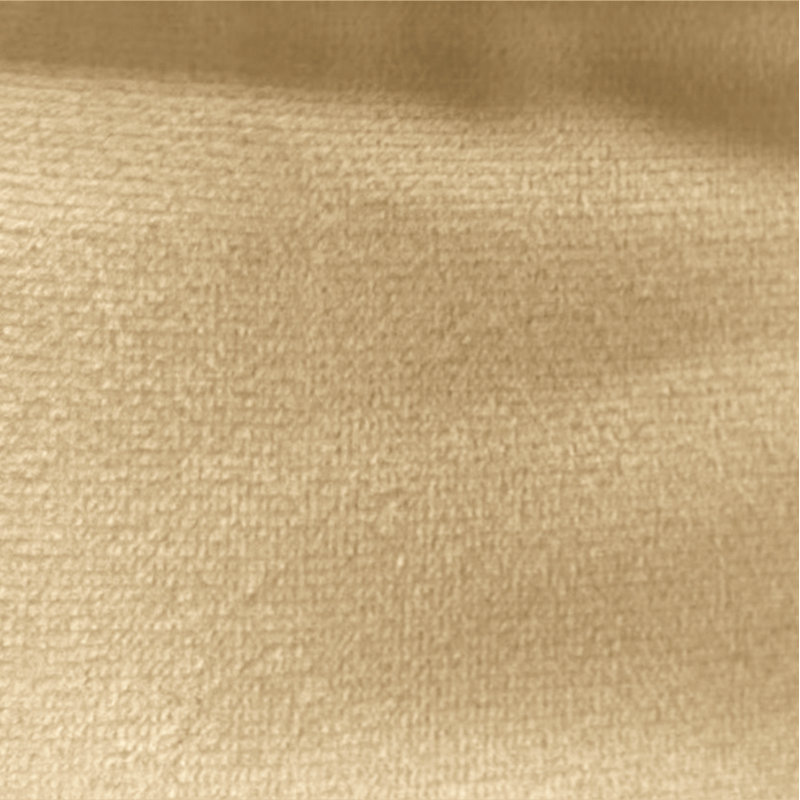 Algol 45cm H Velvet Upholstered Armchair, Brown, Beige