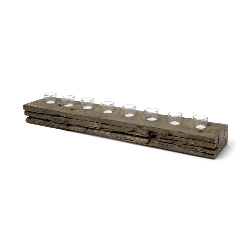 Lakara Wood Votive Holder