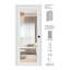 Intérieur moderne Palladio en bois manufacturé et en verre transparent Bianco Noble-111805227-111805234