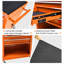 Chariot à outils multifonctionnel orange 4 - Structure en acier et tiroir à roulement lisse fonctionnant pour le garage 4 tiroirs dans un cadre robuste Outils, organisation et rangement-1572399653
