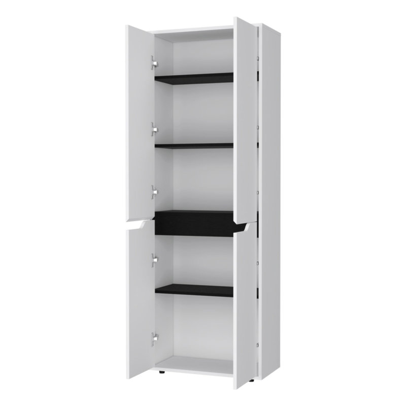 Garde-manger blanc à 5 tablettes