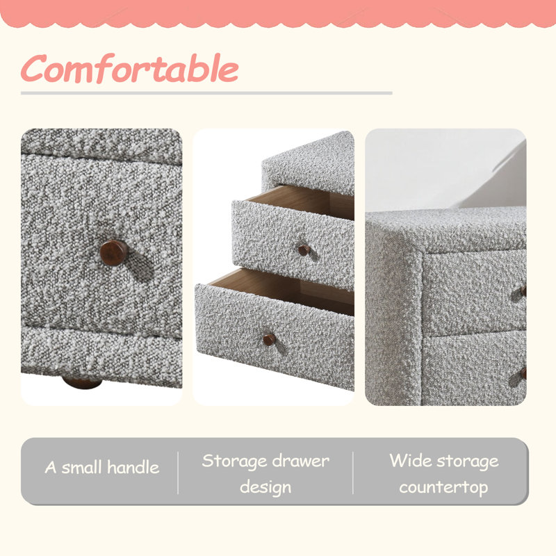 Boucle Nightstand