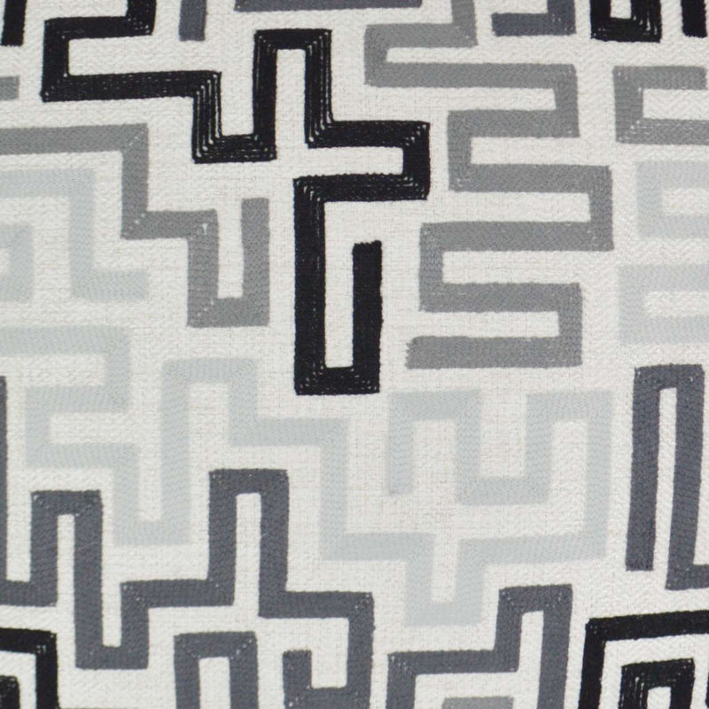 Labyrinth Decorative Throw Pillow, Alloy, Rectangle 14"H x 24"W