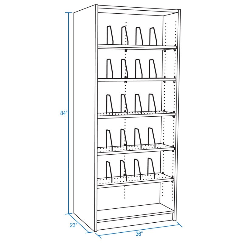 Library Bookcase, Maple